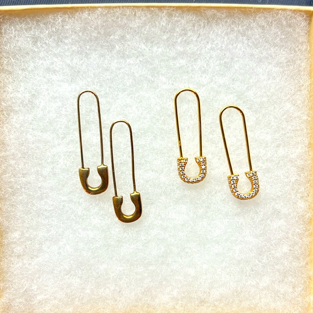 Safety Pin Earrings